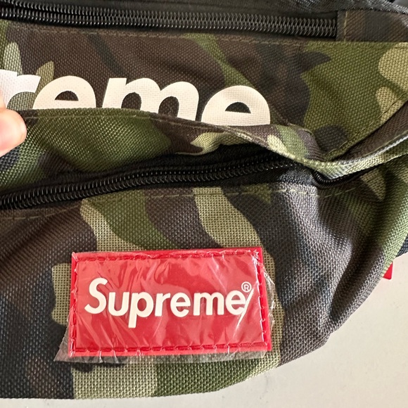 Supreme Other - Supreme Fanny pack / bag / side bag: camo design: green, brown, black